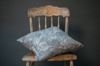 Owl & Fox natural linen cushion by Sam Wilson Studio